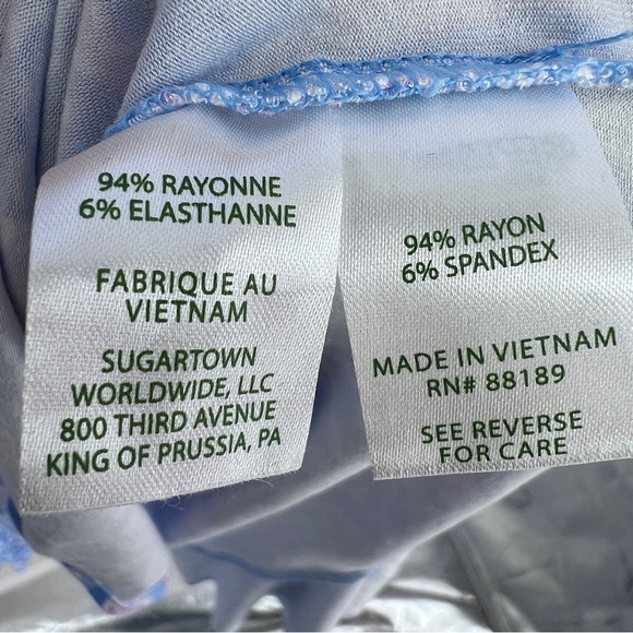 Lilly Pulitzer Moana maxi dress Sea What I Sea print L - Picture 10 of 13